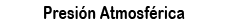 presión atmosférica